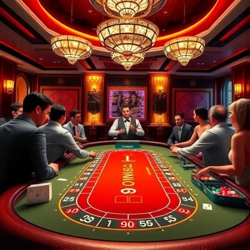 muliatoto togel live dealer studio setup with multiple camera angles during Asian Games coverage